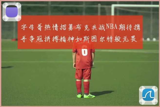 字母哥热情招募布克共战NBA期待携手争冠拼搏精神如斯图尔特般无畏